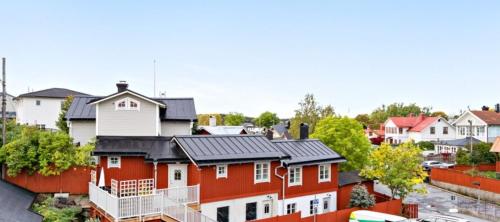 Small Red House In Central Vaxholm