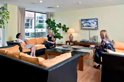 Lobby, Quintana Hotel in San Luis