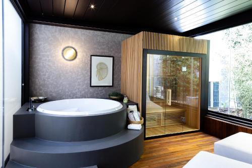 Sauna, Villa Riviera Resort in Lavagna