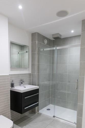 Ванна кімната, 1 Bed Studio - Sleeps 4 - Parking - Wifi in Saint Davids