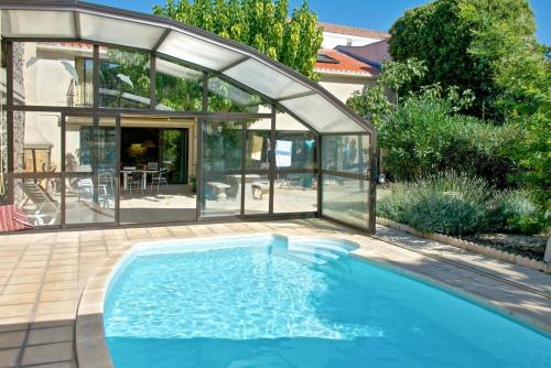 Appartement d'une chambre avec piscine partagee jardin amenage et wifi a Marseillan a 6 km de la plage - Location saisonnière - Marseillan