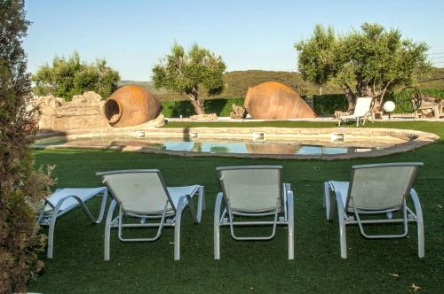 9 bedrooms villa with private pool jacuzzi and enclosed garden at Can Trabal