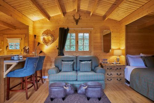 Homely 1-bed Log Cabin With Wood Burning Fire, , Lanarkshire