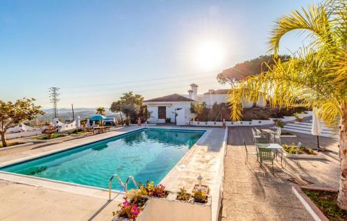 4 bedrooms villa with sea view private pool and furnished garden at Mijas 6 km away from the beach