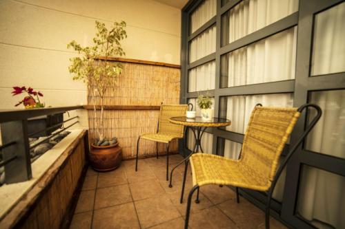  2 bedrooms appartement with city view furnished terrace and wifi at Los Llanos 6 km away from the beach in 38760 Los Llanos de Aridane