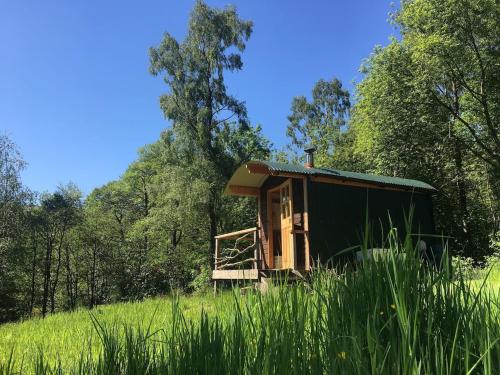 Cosy Woodland Off Grid Shepherds Hut - Hazel