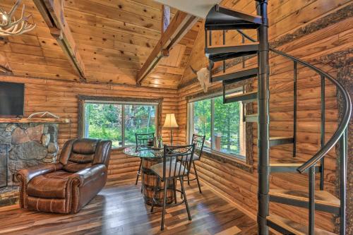 Alpine Adventures Log Cabin with Deck and Views! - main image