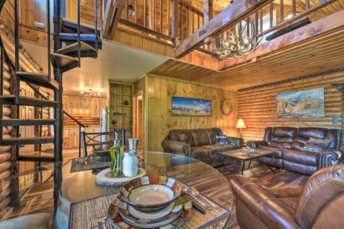 Alpine Adventures Log Cabin with Deck and Views! - image 5
