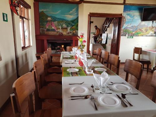 Restaurant, Hotel PrincesaToa in Quilotoa