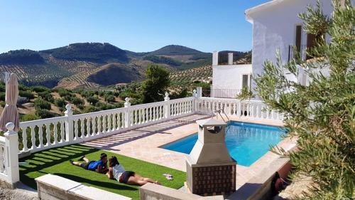 3 bedrooms house with shared pool terrace and wifi at Alcaudete