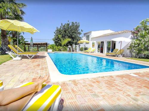 6 bedrooms villa with sea view and private pool at Loule