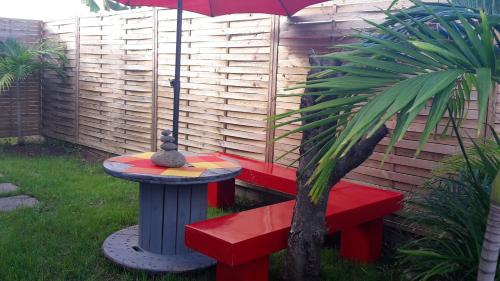 Jardín, Appartement spacieux avec vue sur mer, Le Vauclin, 79 m² in Le Vauclin