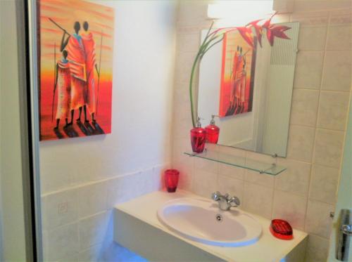 Baño, Appartement spacieux avec vue sur mer, Le Vauclin, 79 m² in Le Vauclin