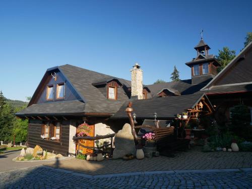 Utvendig, Penzion Obora in Prostredni Becva