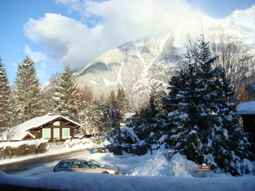 Chalet de 3 chambres a Chamonix Mont Blanc a 200 m des pistes avec terrasse amenagee et wifi gîte à louer Les Praz-de-Chamonix