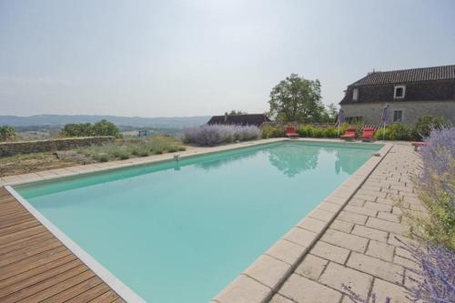 Maison d'une chambre avec piscine privee terrasse amenagee et wifi a Fons