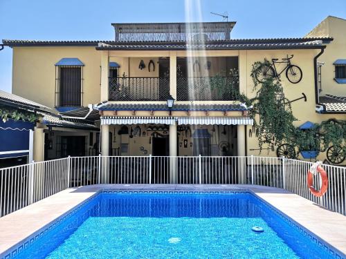 . 7 bedrooms villa with private pool furnished terrace and wifi at Palenciana