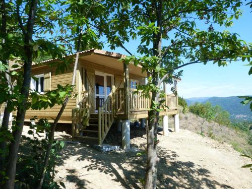 Chalet with 3 bedrooms in Gravieres with wonderful mountain view shared pool furnished garden - main image