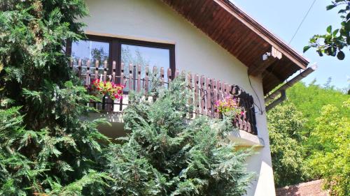 4 bedrooms chalet with lake view jacuzzi and furnished garden at Sibiel