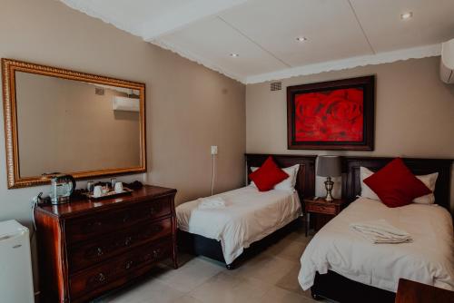 2 twin beds
