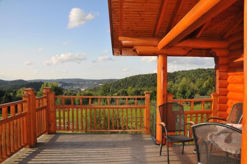ระเบียง/ชานเรือน, Hotelanlage Country Lodge in อาร์นเบิร์ก
