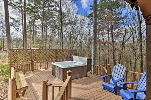 Hilltop Hot Springs Log Cabin with Hot Tub - image 4