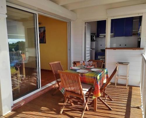 Balcony/terrace, Villa Azur B in Bouillante