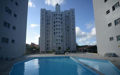 Apartamento com piscina 1 quarto de ate 6 pessoas - Guaruja com Maquina Lavar Roupa - Guaruja