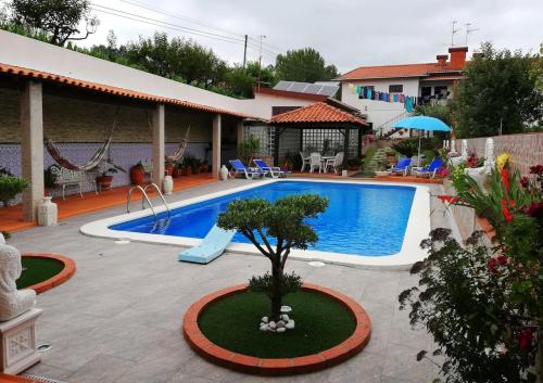 View, 3 bedrooms villa with private pool furnished terrace and wifi at Oliveira de Azemeis in Oliveira De Azemeis
