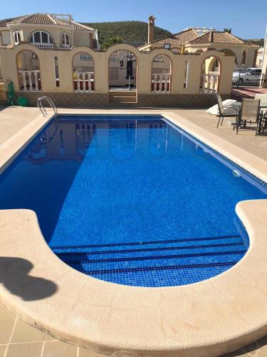  2 bedrooms appartement with private pool enclosed garden and wifi at Mazarron in Mazarrón