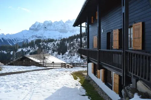 Le Petit Refuge - Lupins in Champoussin, Schweiz