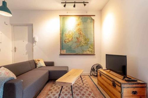 Apartamento KUIA en Gran Bilbao con terraza y vistas a un parque