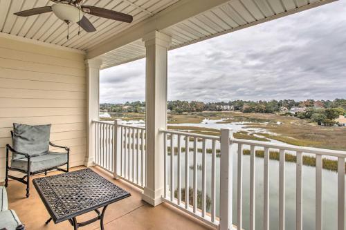 North Myrtle Beach Condo with Views Walk to Beach!