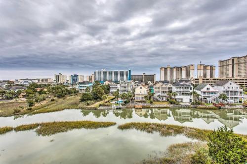 North Myrtle Beach Condo with Views Walk to Beach!