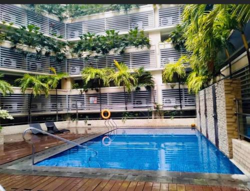 Favila Condotel Unit-150 Newport Boulevard near Airport Terminal 3 and all other Airport, Manila (fotografie 9)