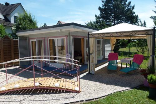 花園, Ferienwohnung Elfenbrücke (Ferienwohnung Elfenbrucke) in 萊爾貝格