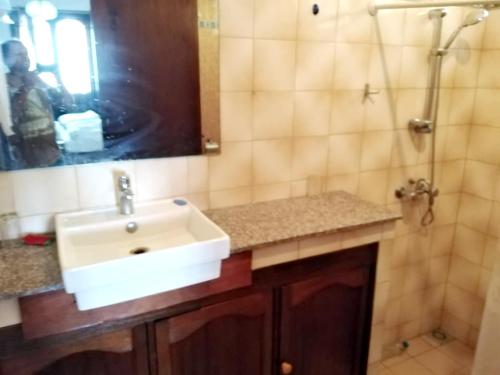 Fürdőszoba, Charming Apartment, Riambel, Sea View, Private Pool in Bel Ombre