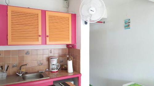 Kitchen, Appartement charmant a Baie Mahault avec belle terrasse – 30 m² in Baie-Mahault