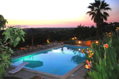 House with 5 bedrooms in Marsala with wonderful sea view shared pool enclosed garden 5 km from the beach