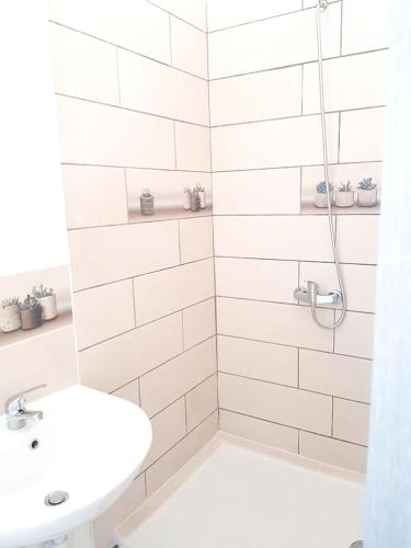 Bathroom, Studio moderne a Baie Mahault 27 m² avec balcon agreable in Baie-Mahault