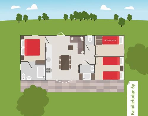 6-persoons Familielodge - image 11