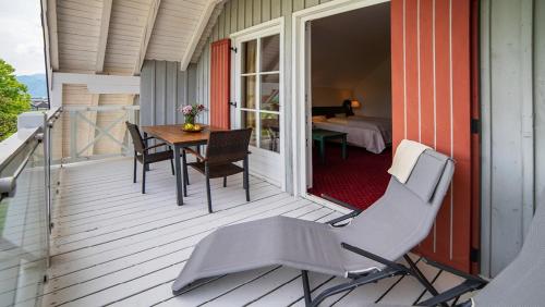 陽台/露台, 德拉晨萬蒙德斯酒店 (Hotel Drachenwand-Mondsee) in 蒙德西