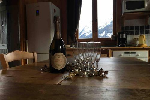 Chalet 120 m2 face au mont blanc gîte à louer Saint-Nicolas-de-Véroce