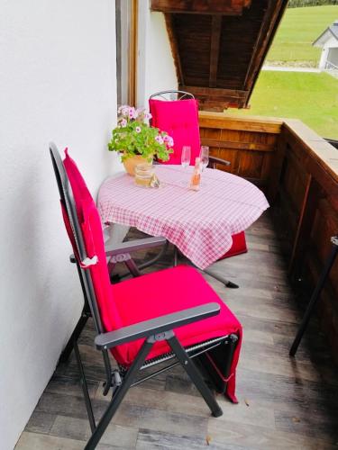Balcony/terrace, Panoramahof Ferienwohnung in Hopferau