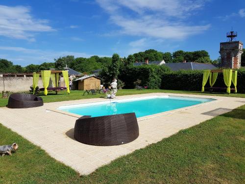 Appartement de 2 chambres avec piscine partagee jardin clos et wifi a Vernou sur Brenne