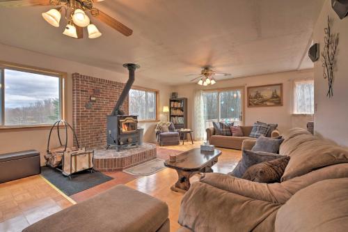 . Private Hot Tub & Fireplace: Poconos Home!