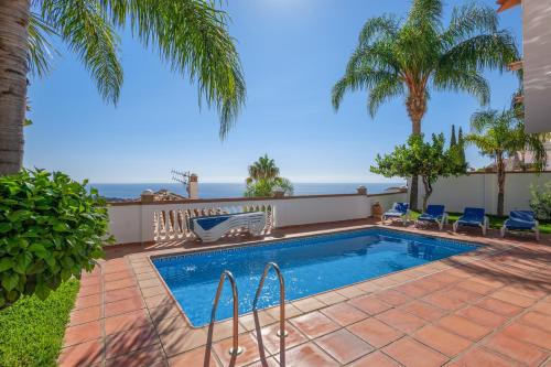 4 bedrooms house at Almunecar 400 m away from the beach with sea view private pool and furnished terrace