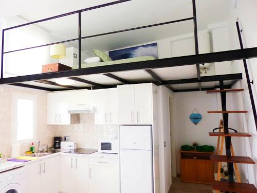  Studio with sea view furnished terrace and wifi at La Orotava 4 km away from the beach in La Orotava