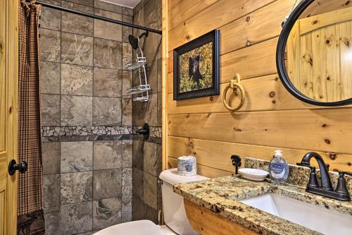 Luxe Cabin with Hot Tub Theater Pool Table Arcade - image 6