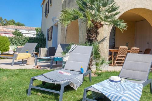 location de vacances Olivier jardin privatif et piscine chauffée partagée - Location saisonnière - Calvi